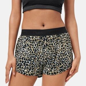 Outdoor voices cheetah relay shorts